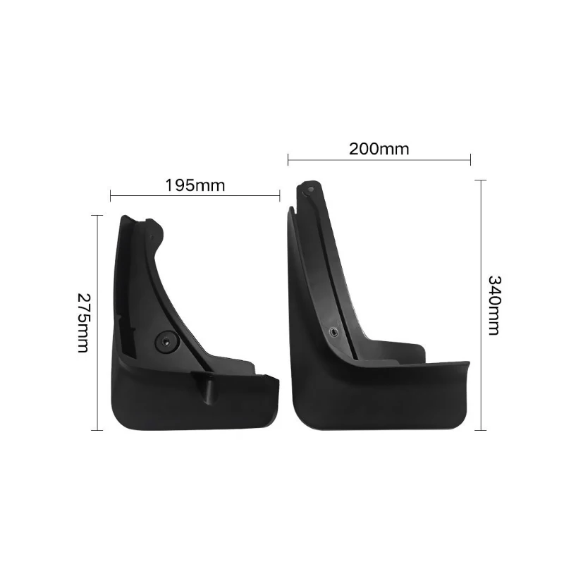 4 PCS Car Mud Flaps for Chevrolet Trax / Tracker 2019 2020 2021 Mudguard Splash Guards Fender Mudflaps Auto Accessories