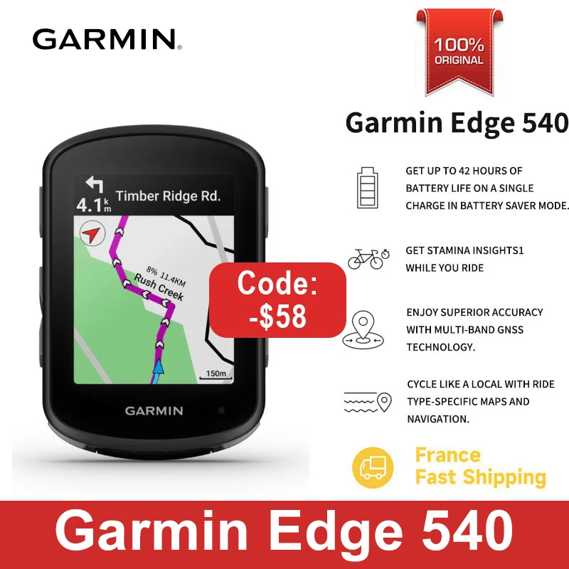 Garmin Edge 540 Cycling Computer Outdoor Map Navigation Mountain Road Bike Odometer Waterproof Cycling