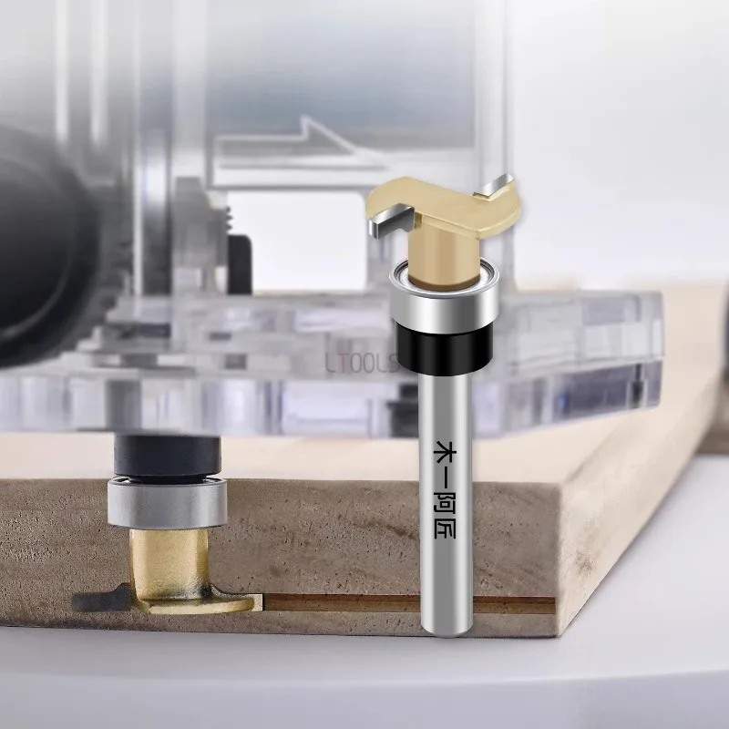 

Woodworking Slotting Milling Cutter Ball Bearing Router Bit for LED Light Groove Cabinet Handle Slot Wood Slotting Cutter Tool