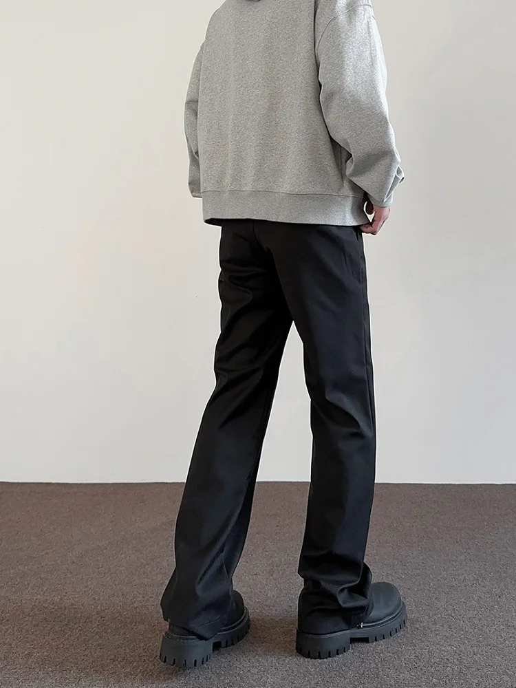 Cleanfit American High Street Loose Wide Leg Casual Pants Thin Bla Summer Trousers for Men And Women Straight Loose Long Tr...