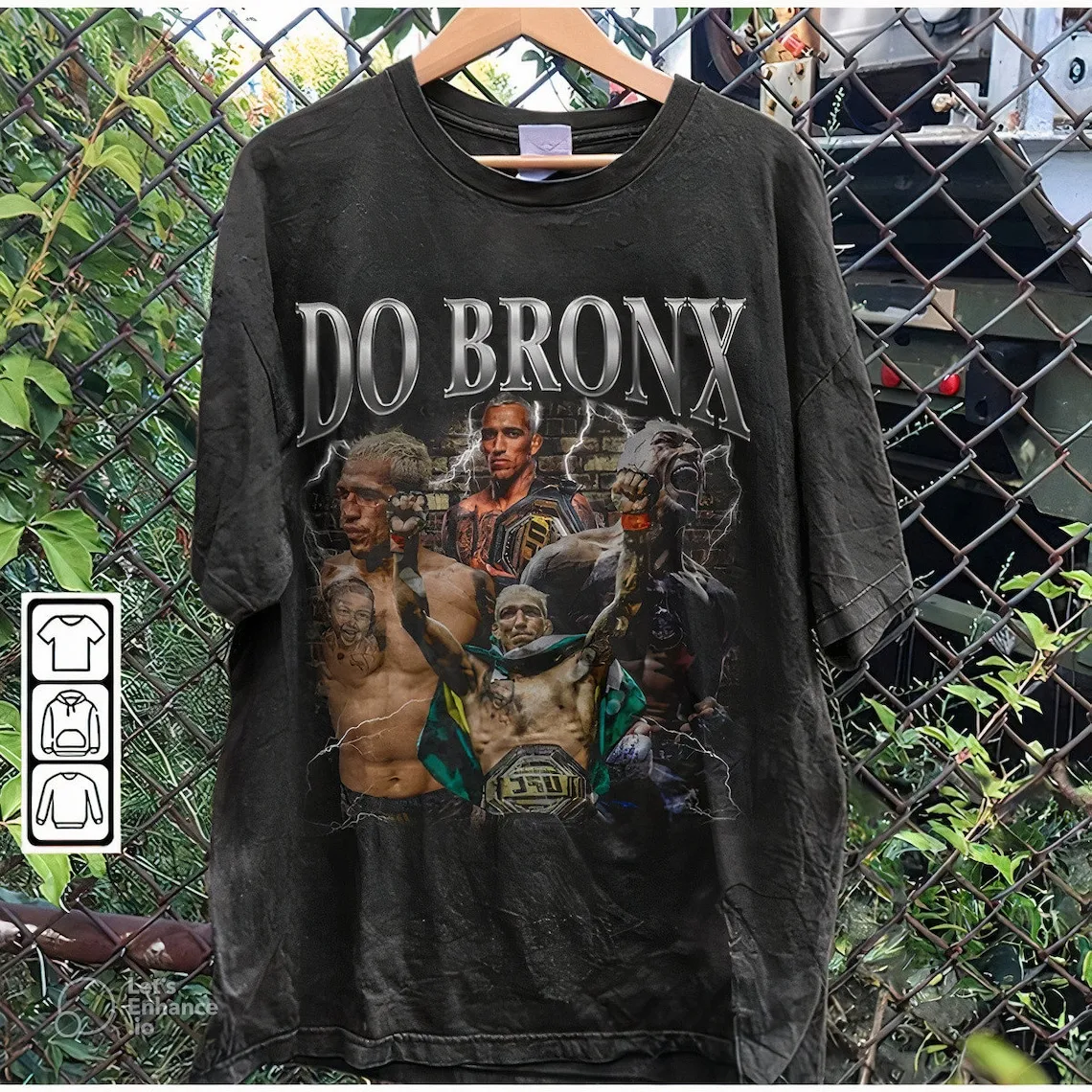 Vintage 90s Graphic Style Do Bronx Shirt  Sweatshirt  Hoodie 90s Bootleg Shirt  Retro Charles Oliveira Graphic Tee Gift For Fan