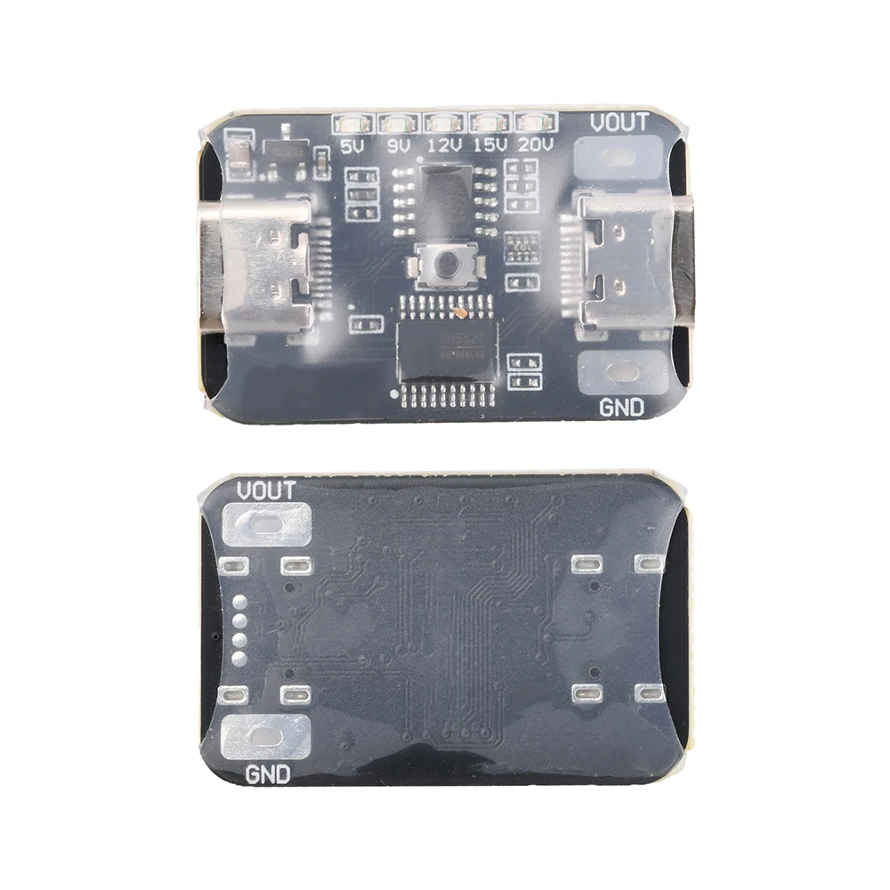 CH224K PD Fast Charge Trigger Decoy Module PD3.0/2.0 5-Speed Voltage 5V-20V Type-C for Aging Test & DIY Development