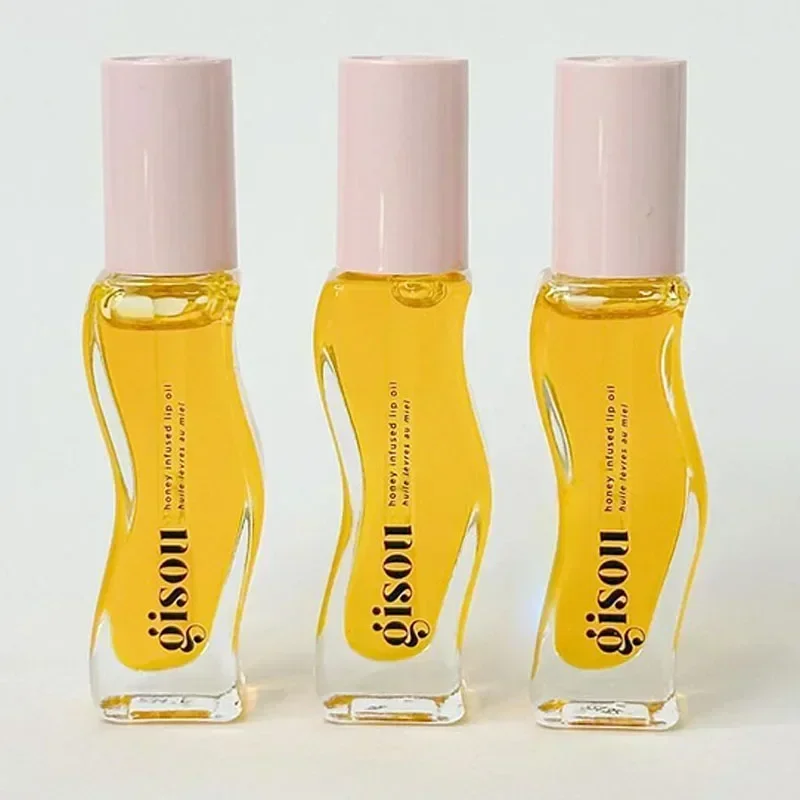 Gisou الأصلي ترطيب الشفاه بلسم الشفاه ملمع الشفاه العناية بالشفاه بينيتينت للشفاه ممتلئ الجسم التقشير زيت ملمع الشفاه