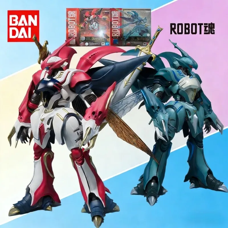 

BANDAI Original ROBOT Soul Aura Battler Dunbine Series Verbin Articulated Collectible Action Figure Model Toy Ornament for Boys