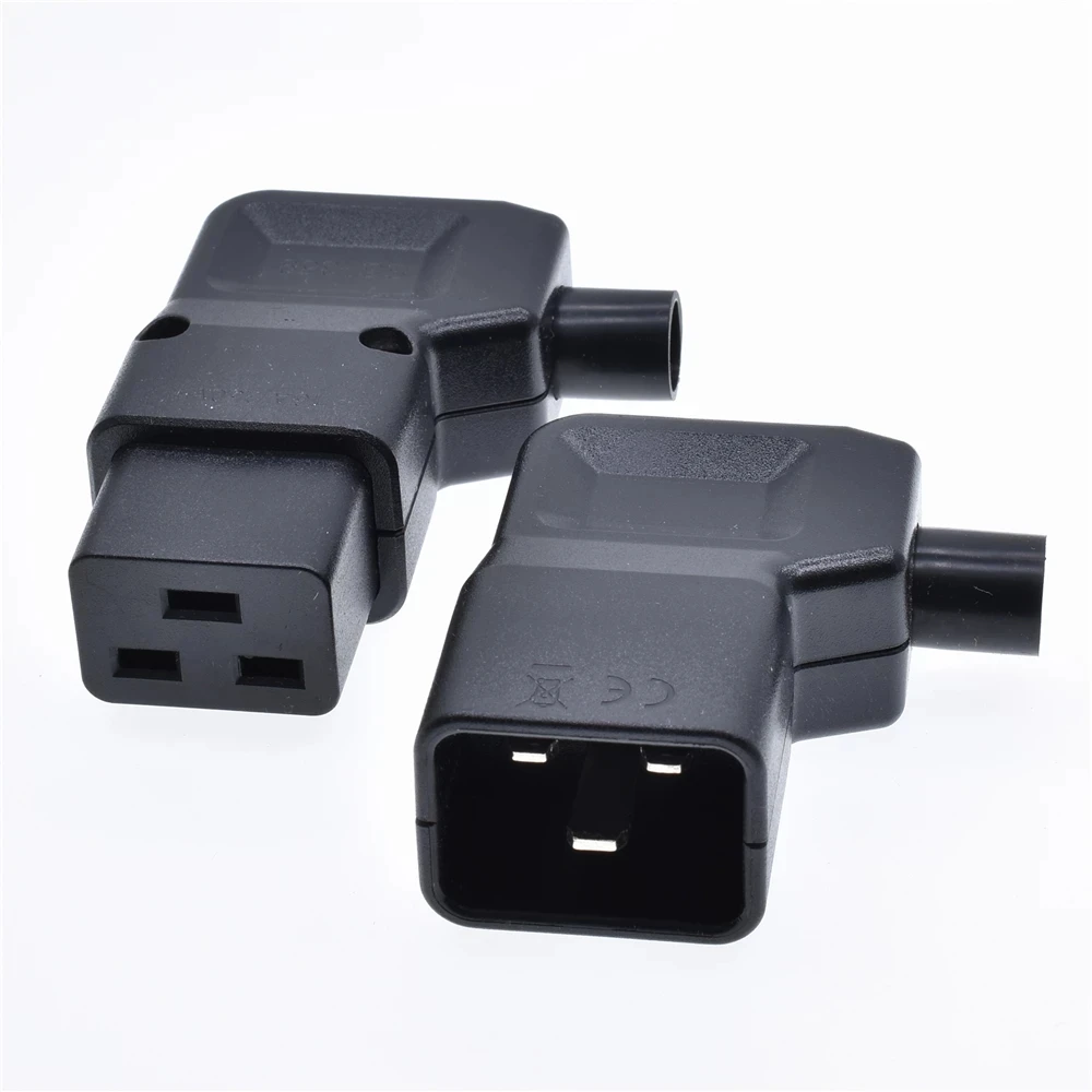 PDU/UPS Socket Standard IEC320 C19 C20 16A 250V AC Electrical Power Cable Cord Connector Removable plug Female Male Plug Adapter
