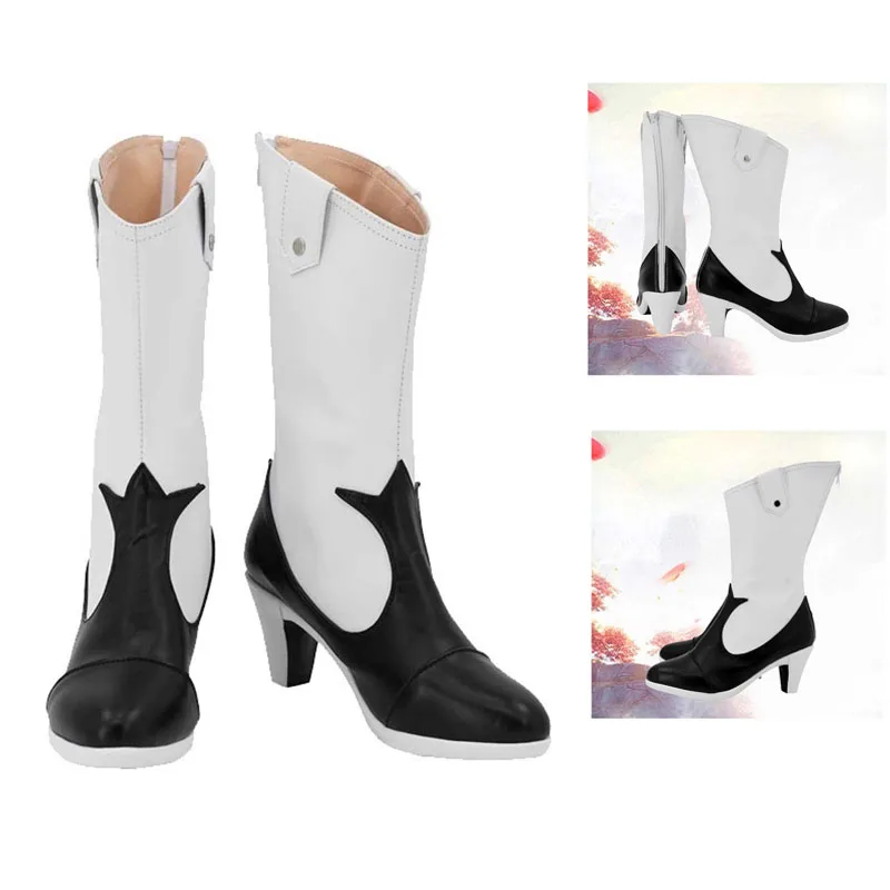 Ciel Phantomhive Cosplay Sapatos para Homens e Mulheres, Botas Black Butler, Acessório de Fantasias Anime, Custom Made for Halloween Suit, Prop