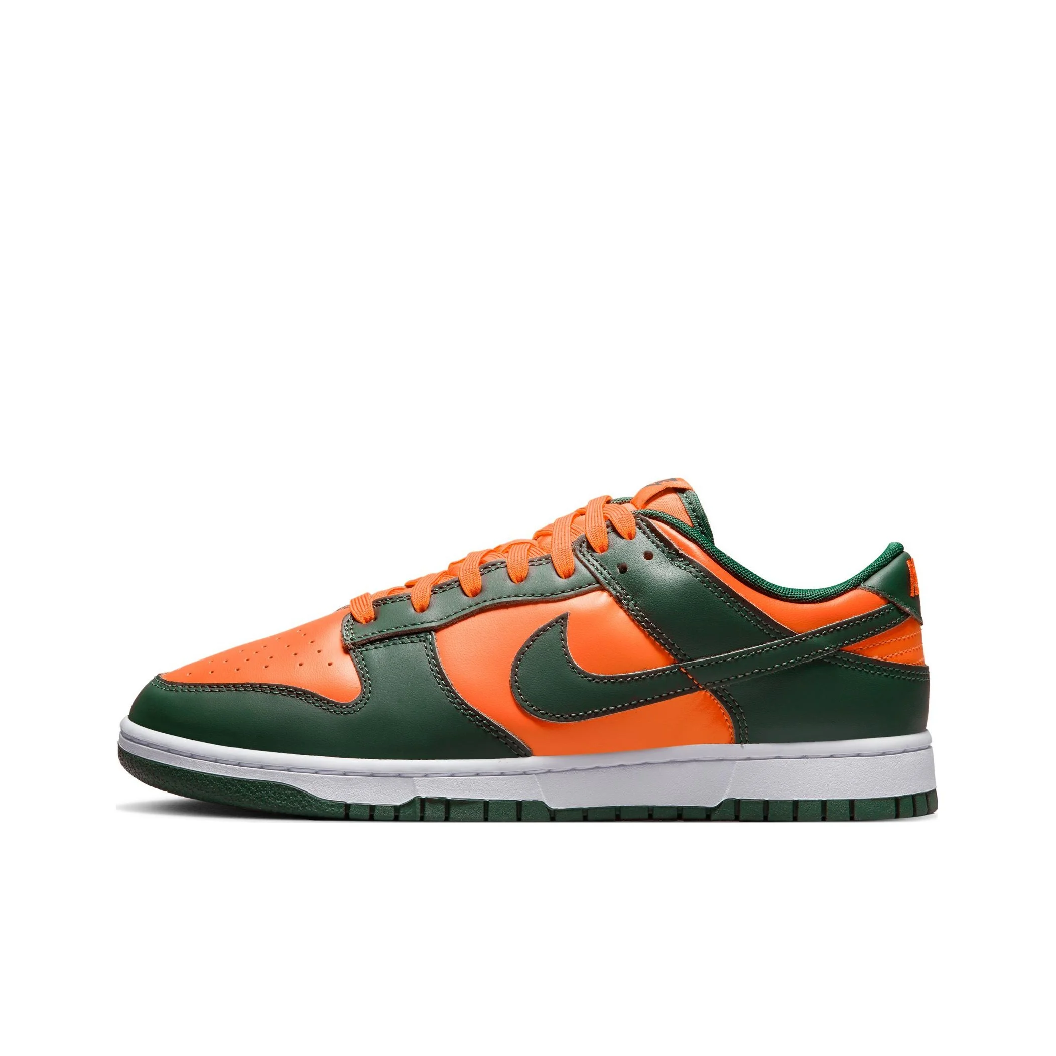 Nike Dunk Skateboard Shoes Men's Low Top Orange/Green DD1391-300