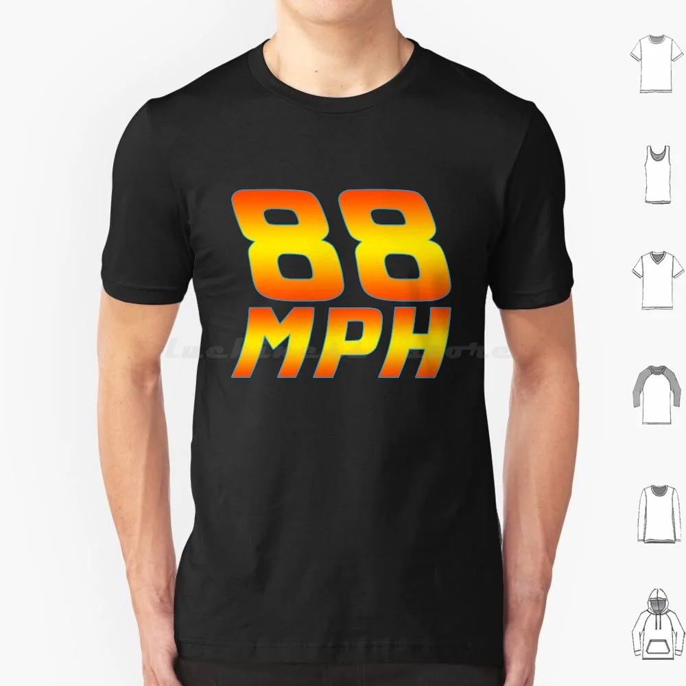 Camiseta de algodón de 88 Mph, 6Xl, Bttf, Marty, Doc, Panasonic, Lorena, George, Biff, 88 Outtatime Future, 88 Mph