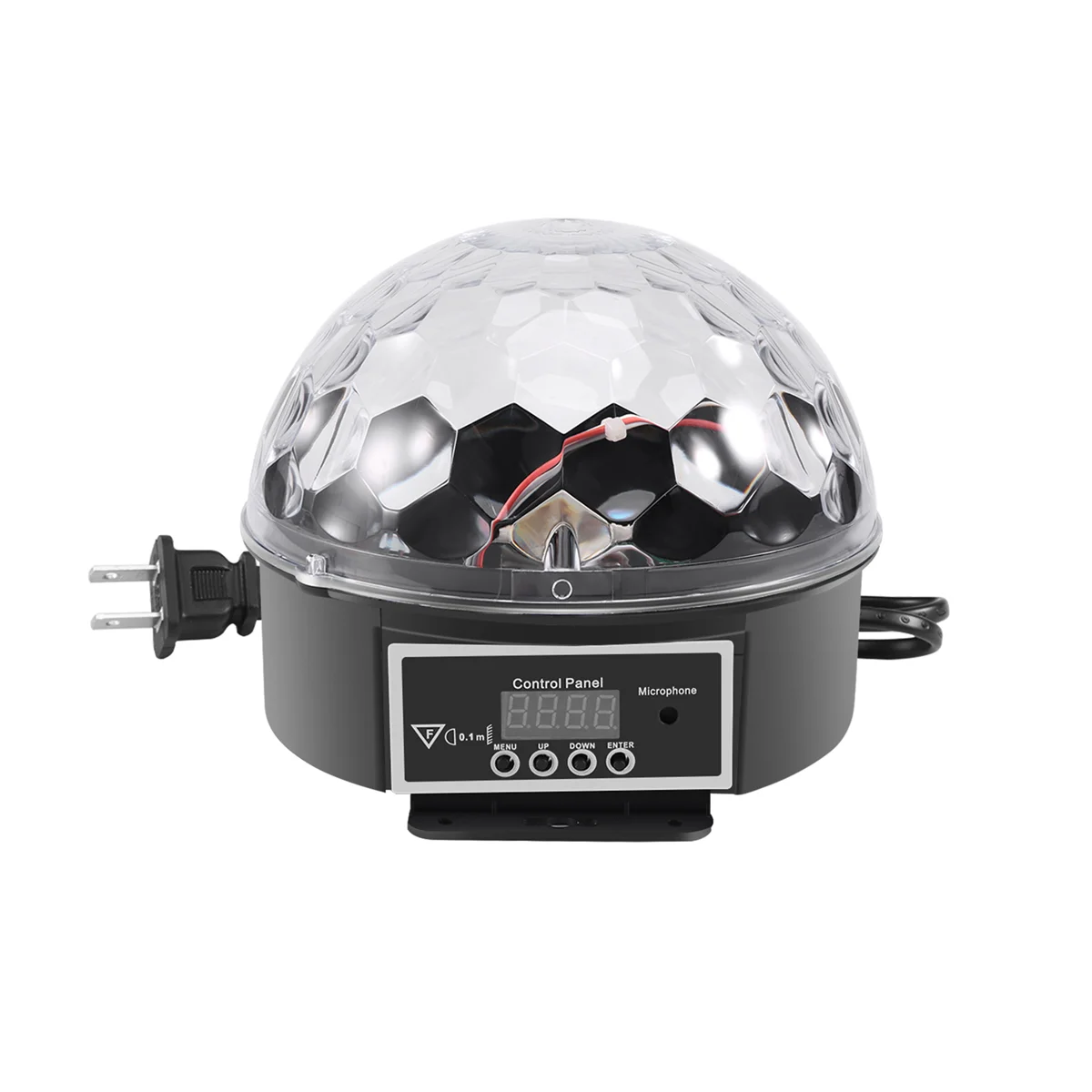 LED RGB Crystal Magic Ball Effect Light DMX Disco Dj Stage Light for KTV Club Pub Bar Wedding Show Voice-activated