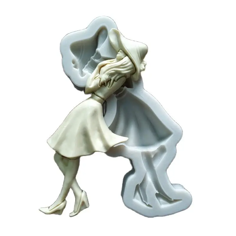 

Beautiful Girl Silicone Mold DIY Fondant Cake Mold Chocolate Fudge Tool Kitchen Baking Utensils K253