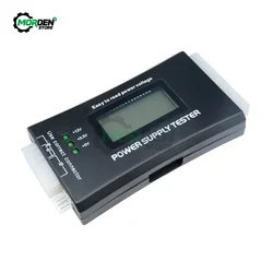 LCD Power Tester PC Computer 20/24 Pin 4 PSU ATX BTX ITX SATA HDD Tester Battery Power Bank Meter for Electrician Tools