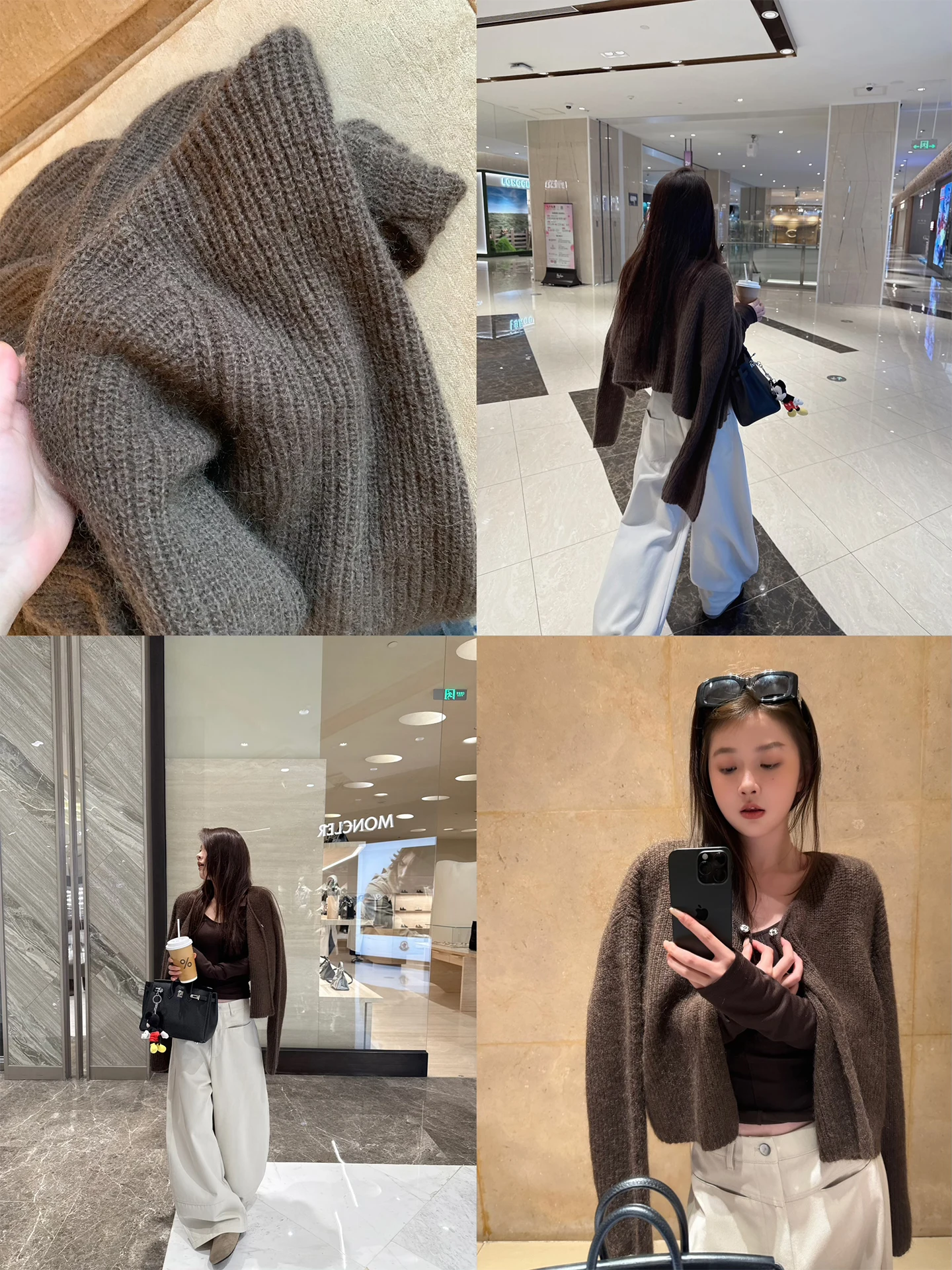 

Caramel Chestnut 30% Camere 30% Wool Women's Sweater Cardigan Cozy Aosphere Premium Quali Autumn Winter Warm V-Ne Lon...