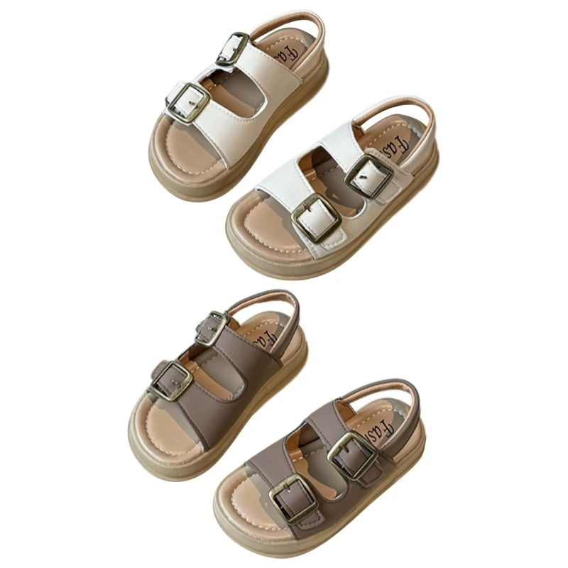 Stylish Kids Beach Sandals with Shock Absorb Footbed Comfortable for Safety