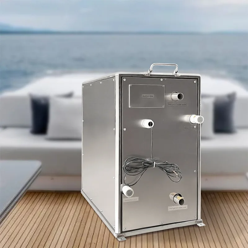 60000 Btu 120000 Btu Self-contained Marine Air Conditioner Vessel Yacht Boat Air Cooling System Water-cooler Chiller