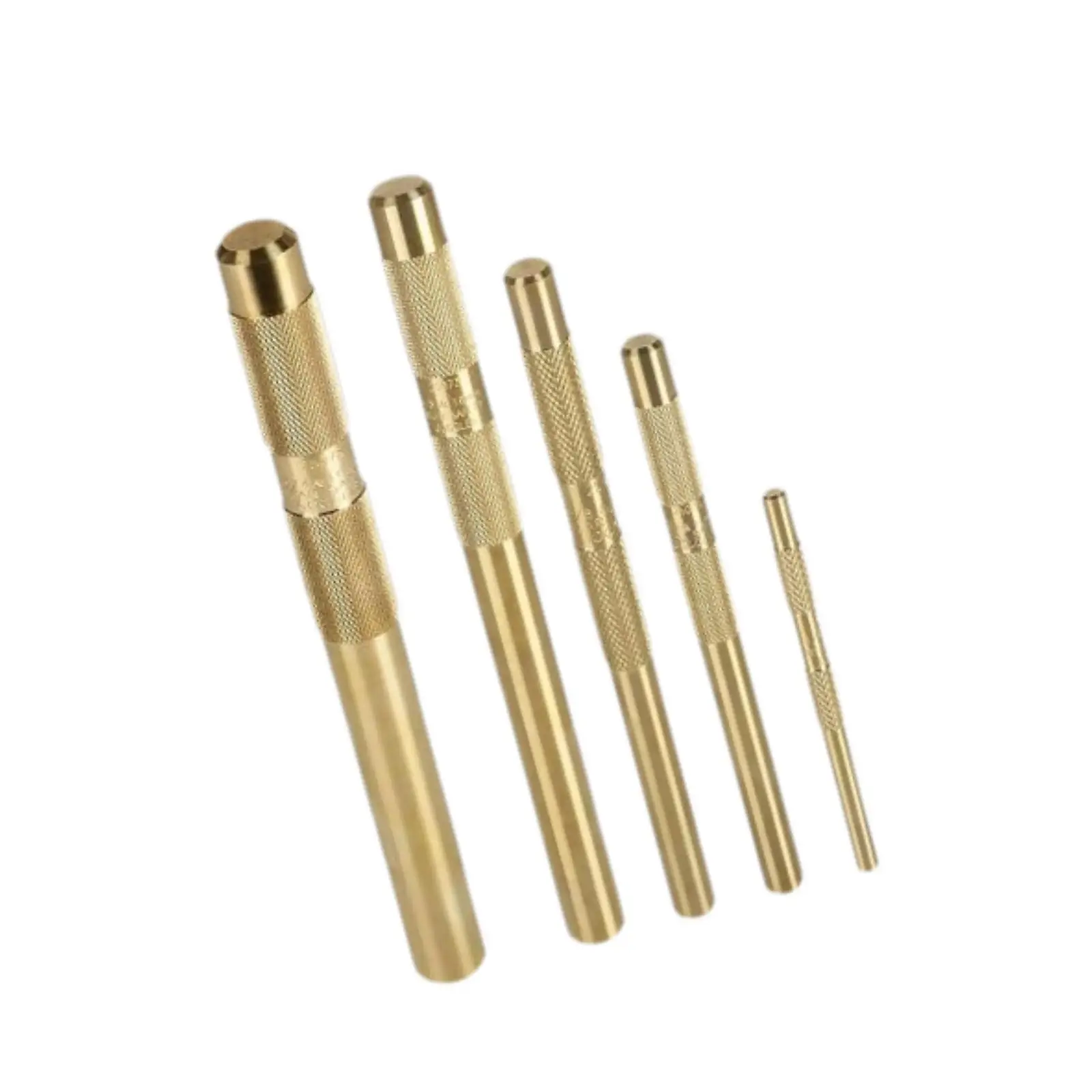 5Pcs Brass Drift Punch Tool Set 045256670034 Hand Tool for Professional