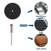11/21/54pcs Abrasive Cutting Disc 32mm With Mandrels Grinding Wheels For Dremel Accesories Metal Cutting Rotary Tool Saw Blade 6
