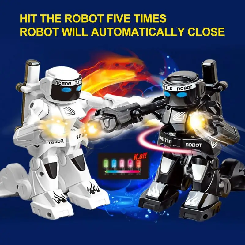 

RC Robot Intelligent 2.4G Somatosensory Remote Control Robot Model Mini Smart Fighting Boxing Robot Indicative Light Model Kids