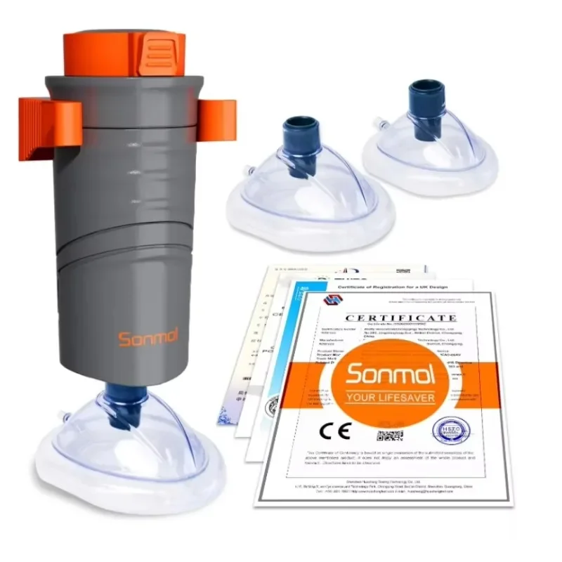 Automatisches Suck-Rettungsgerät, ausgestattet mit 3 Masken, tragbares Anti-Stick-Hausgerät mit starker Saugkraft