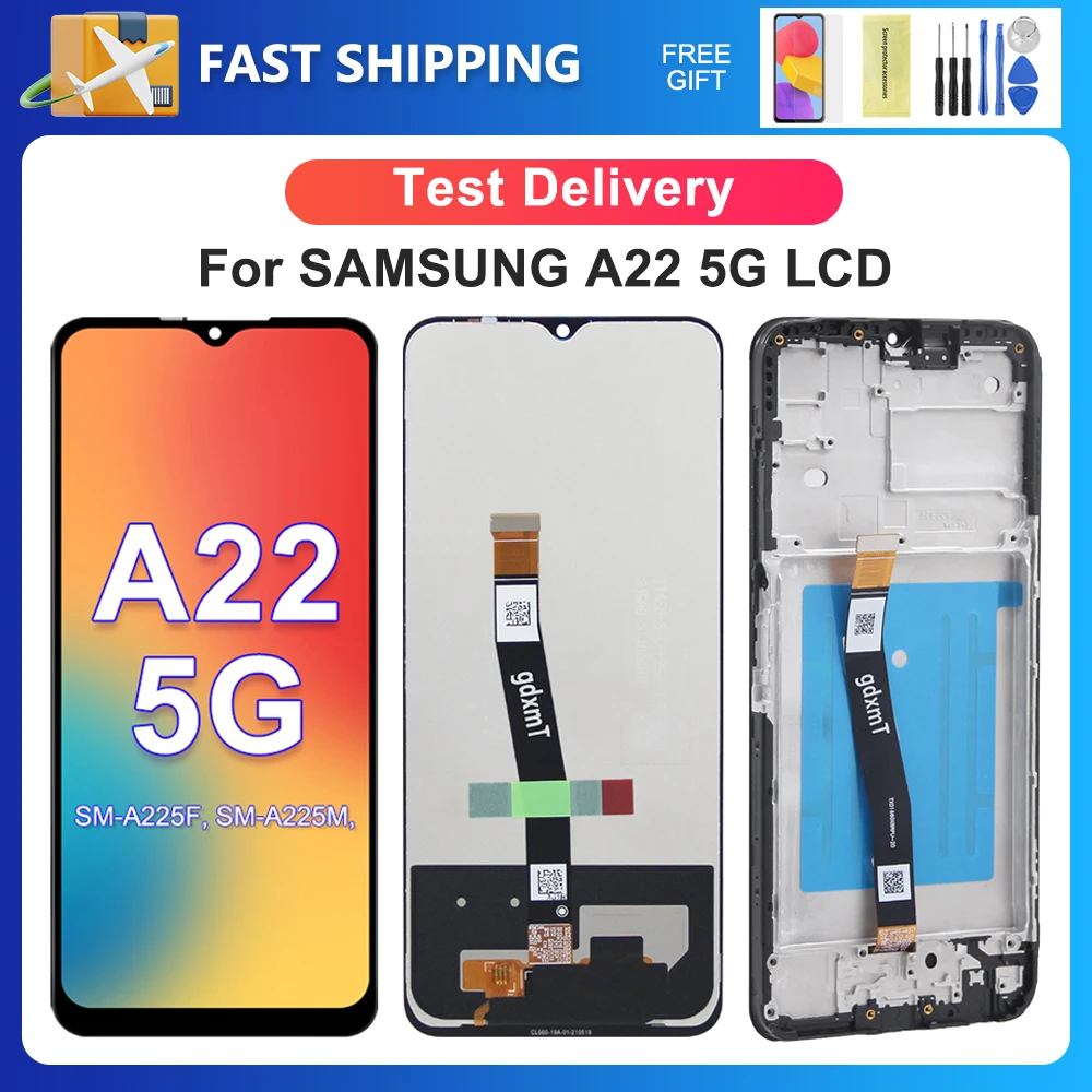 A22 5G For Samsung 6.6\'\'A226B A226B/DS A226BR A226BR/N A226L SC-56B LCD Display Touch Screen Digitizer Assembly Replacement