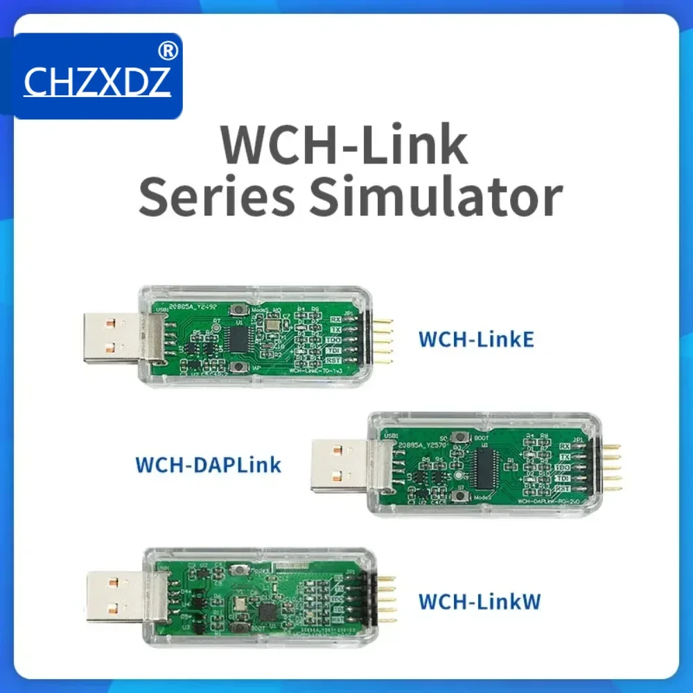 1 pz WCH-Link Simulazione Debugger WCH RISC-V Architettura MCU Debug Online Scarica Interfaccia SWD/JTAG ARM Chip WCH