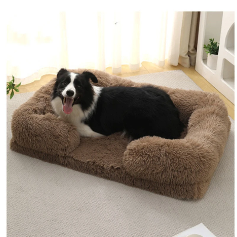 

Pet Dog Bed Fluffy Big Dog Bed Thickened Dogs House Beds Sofa Beds Cat Puppy Cats Sleeping Indoor Kennel Dog Accessories