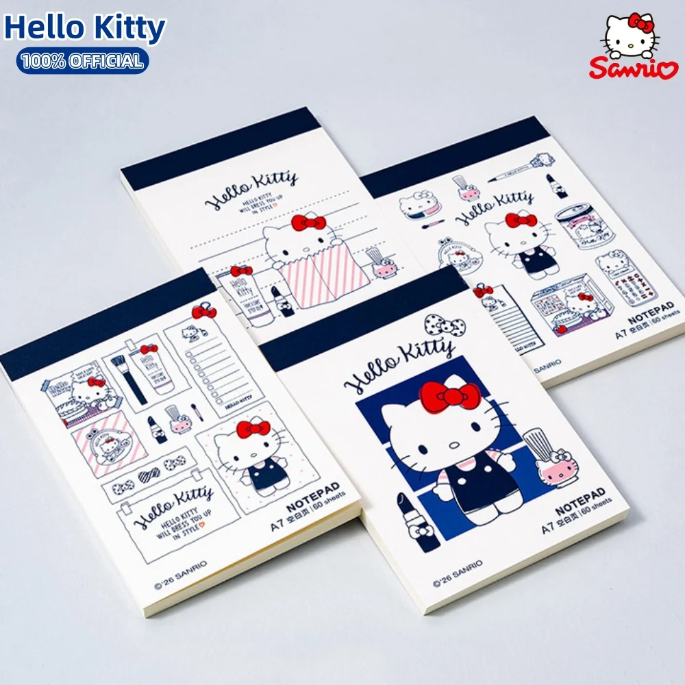 A5/A6/A7/B5 Genuine Hello Kitty Pocket Notepad Sanrio Kuromi Melody Notebook Memo Pad Quick Note Study Office Stationery Gifts