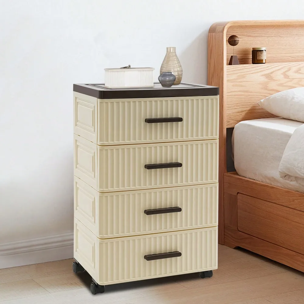 

Складные контейнеры для хранения с крышками и дверцами, с открывающейся передней частью, на колесах, большие пластиковые контейнеры для хранения, органайзеры для шкафа