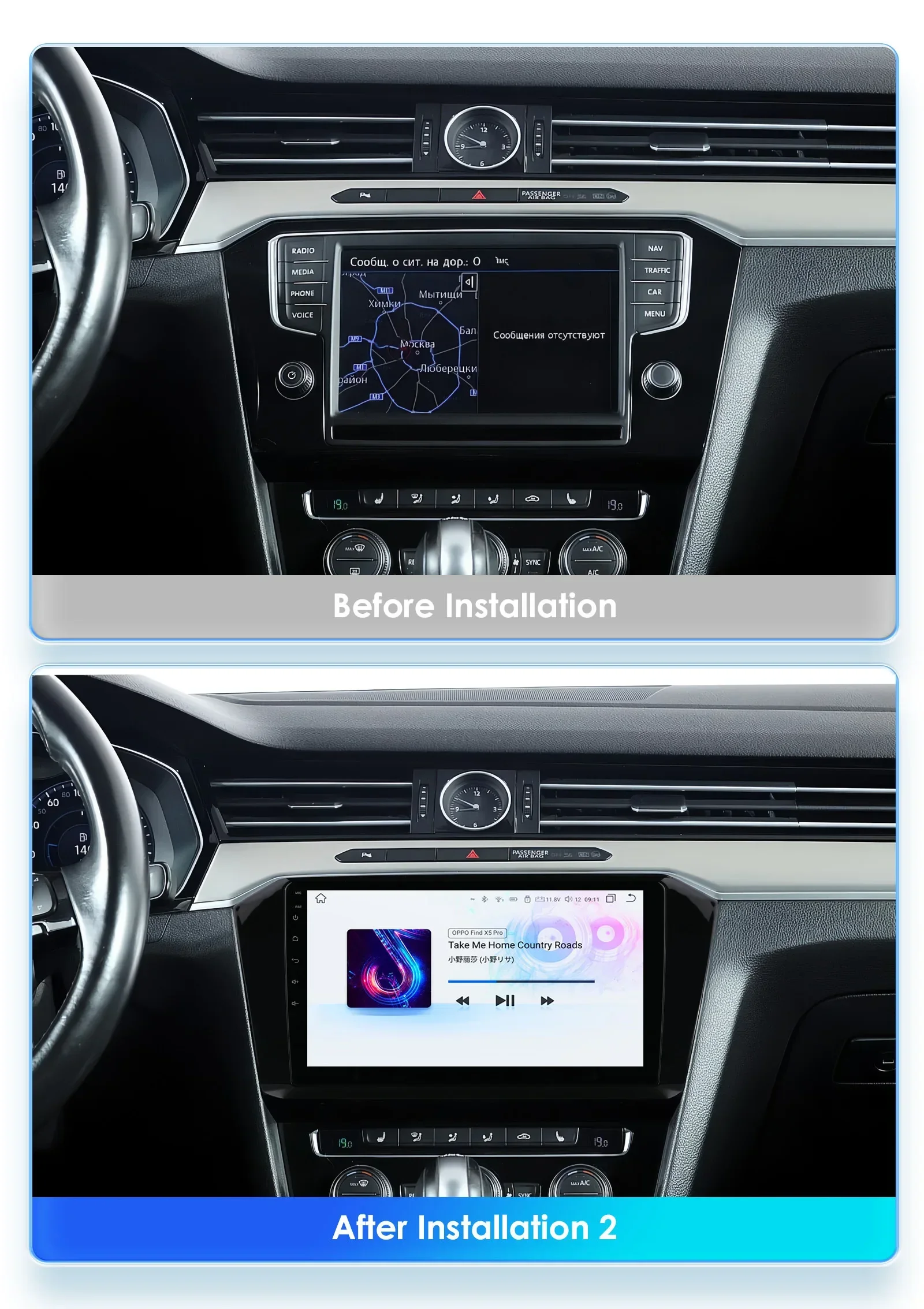 7862 Android Autoradio For Volkswagen Vw Passat B8 2015-2020 Multimedia Video player DSP Carplay GPS navi Stereo 4G wifi RDS FM