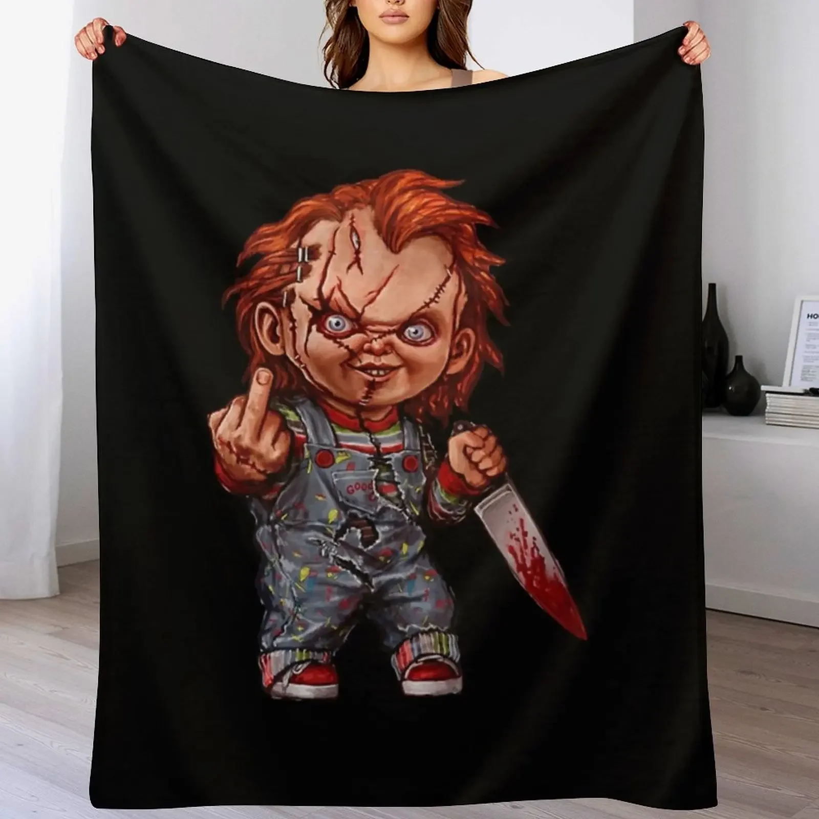 

The Killer Doll Throw Blanket Sofa Throw Luxury Throw for winter Nap Blankets