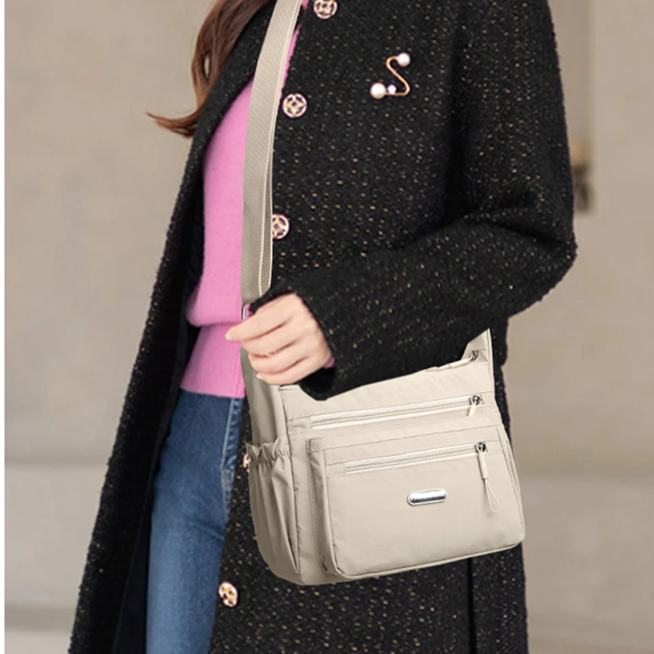 2025 New Shoulder Bags for Women Oxford Waterproof Purses and Handbags Luxury Designer Female Crossbody Messenger Bag Sac A Main