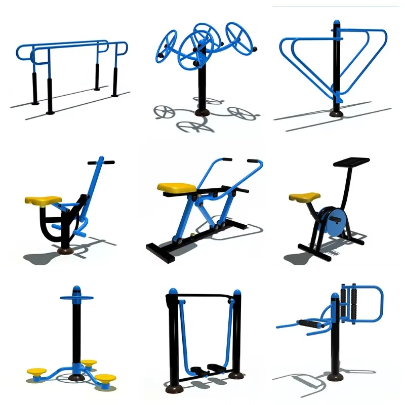 2025 Steel Outdoor Sports & Fitness Facilities - Versatile Equipment with Customizable Colors