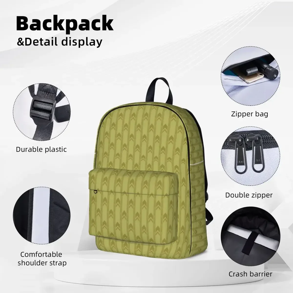 The Backrooms Wallpaper Backpacks Student Book bag Shoulder Bag Laptop Rucksack Waterproof Travel Rucksack Children School Bag