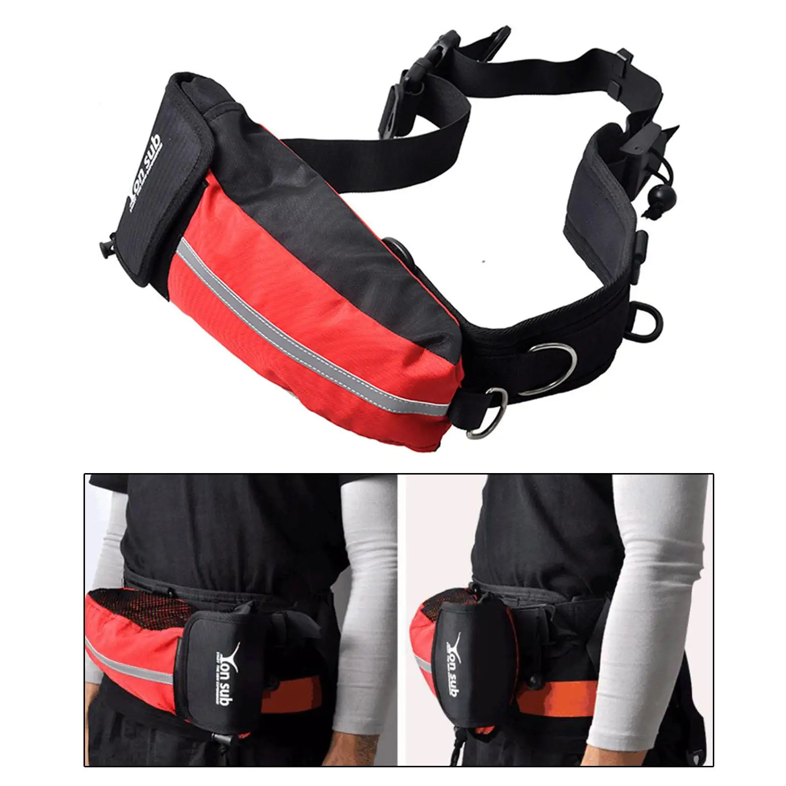 

Rope Throw Bag High Visibility 20M Waist Bag Throwline Floating Throw Bag for Water Sports Buoyant Dinghy Rafting Kayak Boating