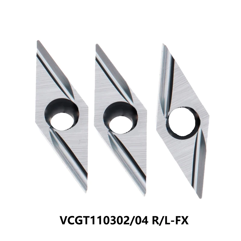 

Original VCGT VCGT110302L-FX VCGT110302R-FX VCGT110304R-FX T1500A T1200A Carbide Inserts VCGT110302 VCGT110302 Lathe Cutter CNC