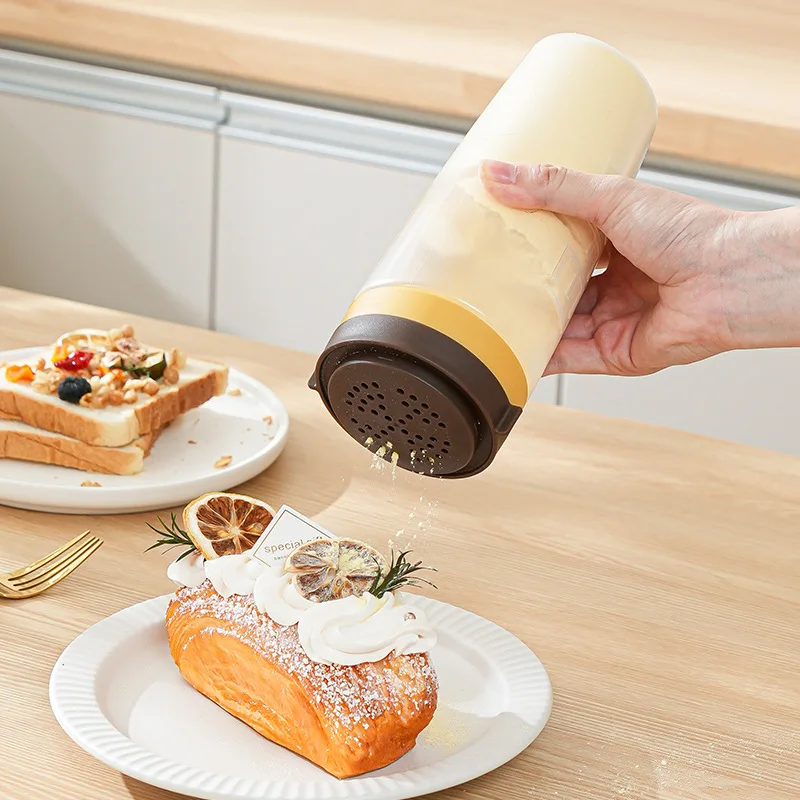 Household commercial cumin pepper powder flour seasoning bottle barbecue powder spinning bottle large capacity bottling bottle