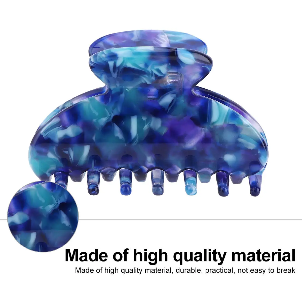 Acetate Sheet Simple Ponytail Bangs Claw Clips Women Headdress Accessories Elegant Stylish Gift for Female Friends