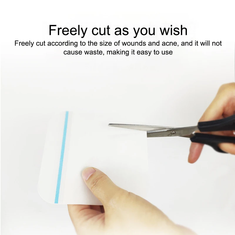 Pansement hydrocolloïde jetable Extra fin et doux, imperméable, avec bordure, pansement médical hydrocolloïde