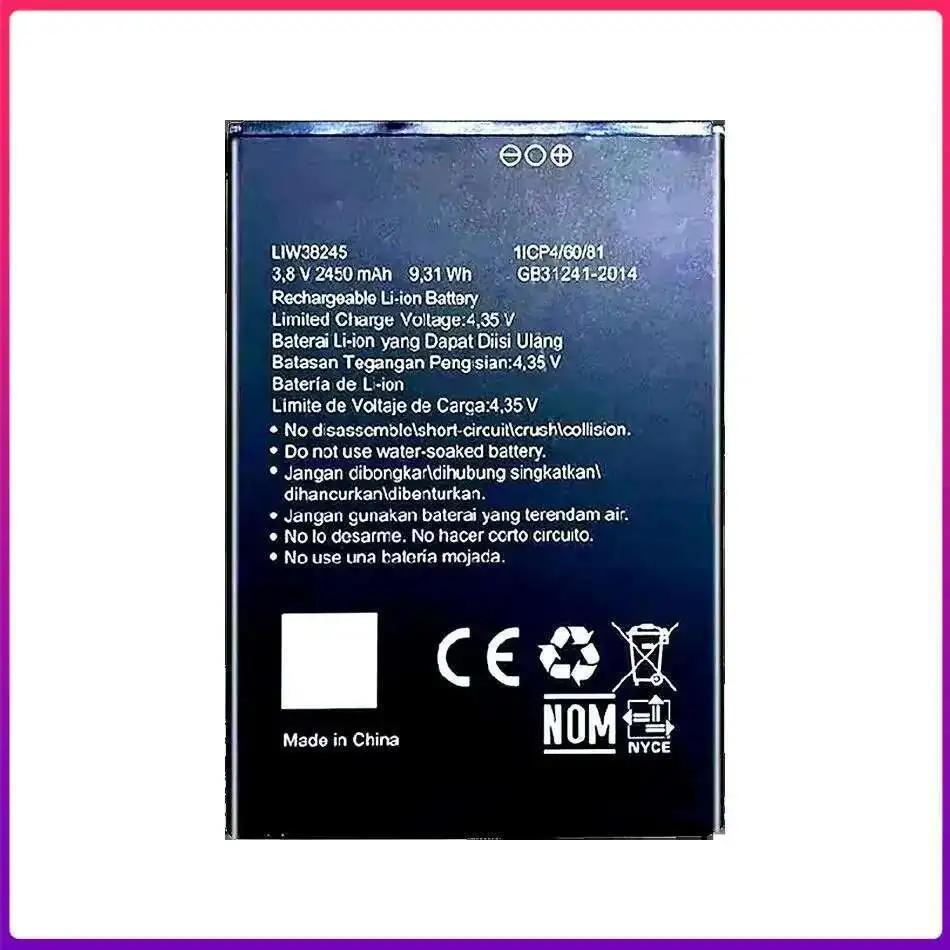 2450Mah Reliable Power LIW38245 Mobile Phone Battery For Hisense Infinity F17 Pro F16