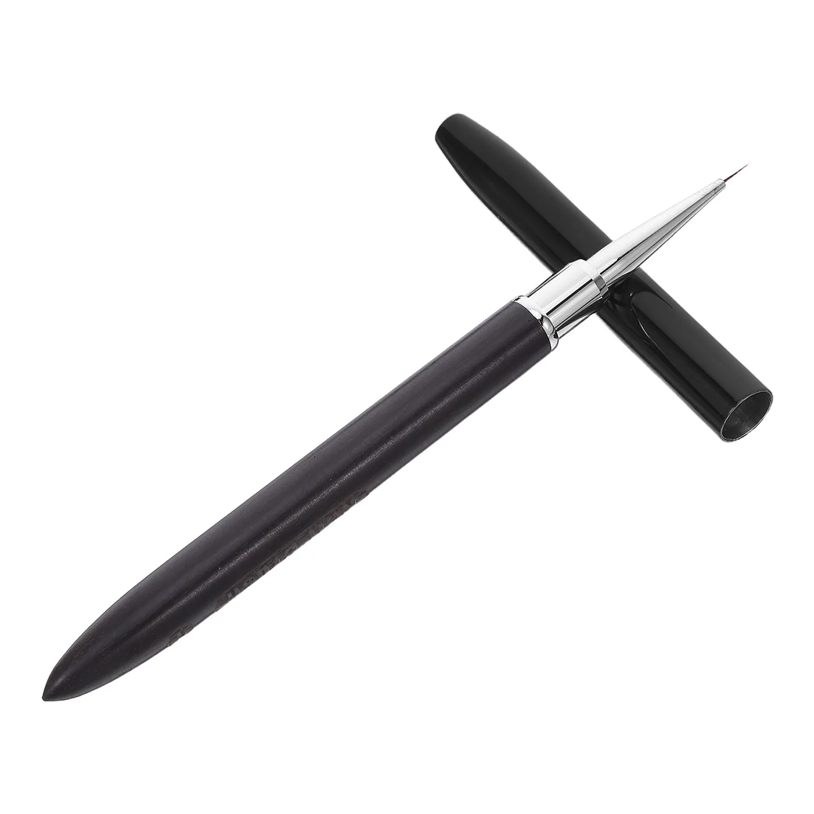 Brosse à ongles à revêtement fin, manche en bois de santal de 6Mm pour des motifs floraux précis et un Design d'ongles détaillé, longue durée