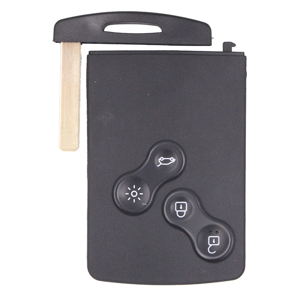 DIYKEY Remote Smart Key Fob 4 Button 433MHz With PCF7941 Chip Semi-intelligent for Renault Megana III 2011 2012 2013 2014