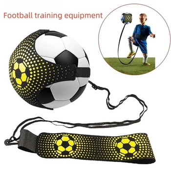 Soccer Ball Juggle Bag Children Auxiliary Circling Belt Kick Solo Soccer Trainer Football Kick Kids Football Training Equipment