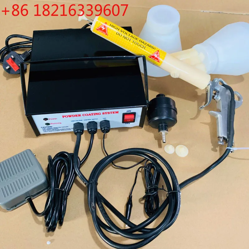 TAO Powder Coating Gun Portable Manual Spray Gun Electrostatic Powder Coating Gun System Machinery Painting Machine 220V 110V