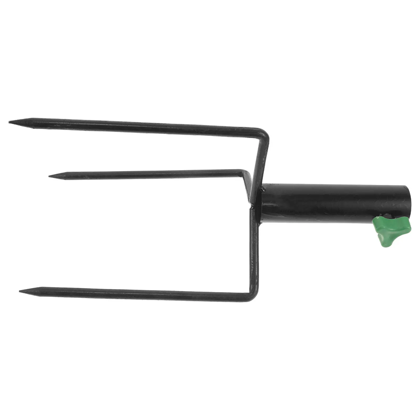1.57 Diameter Metal Flag Pole Ground Stake Base Heavy Duty Outdoor Garden Lawn Patio Backyard Flag Stand Anchor Stabilizer