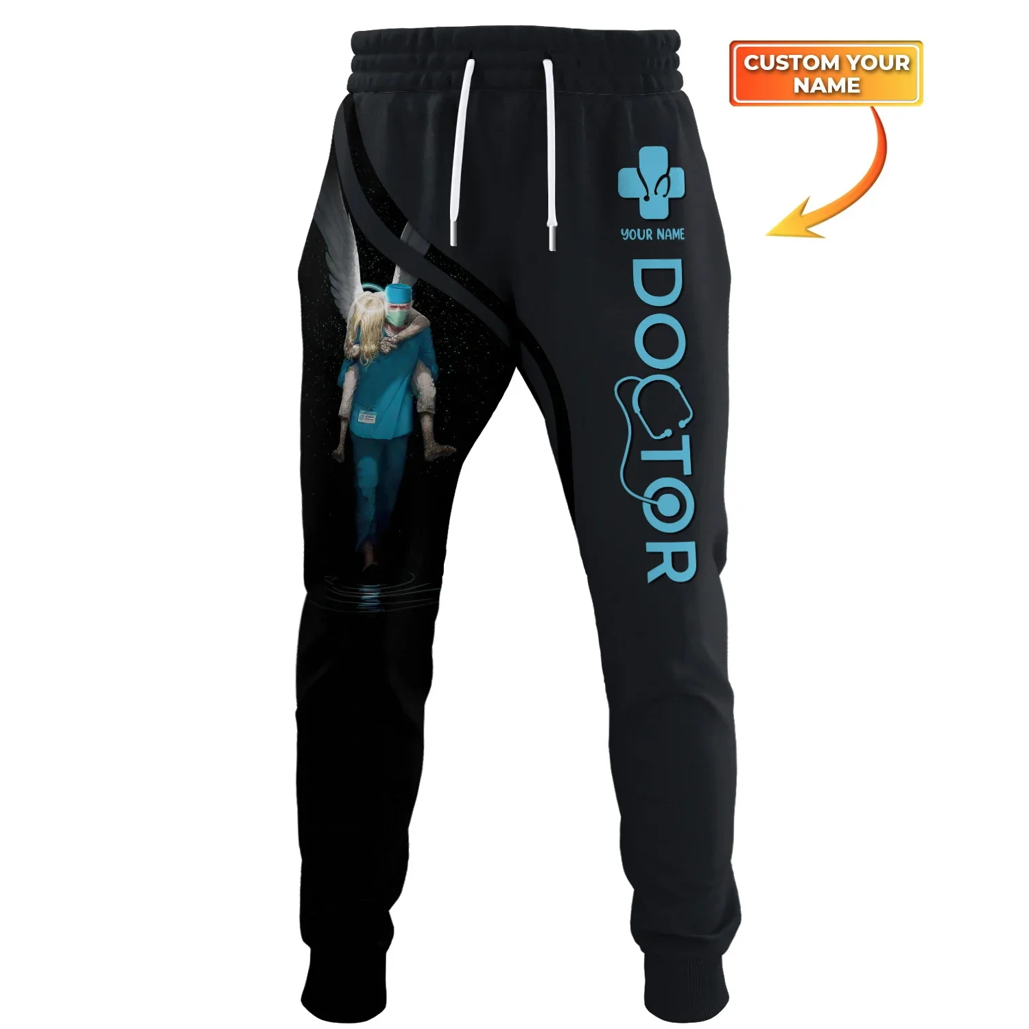 Pantalones de chándal con estampado 3D para hombre y mujer, pantalón con nombre personalizado, estilo Casual, a la moda, ideal para hacer deporte Dental, ideal para otoño, modelo MP12