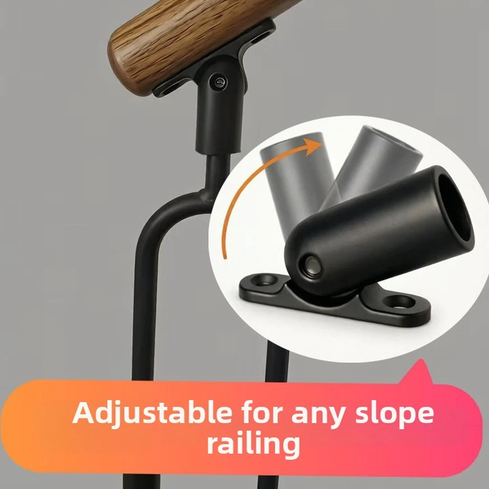 

Aluminum Alloy Adjustable Post Set for Indoor For Spiral Staircase Railing Installation Easy Assembly No Tools Required