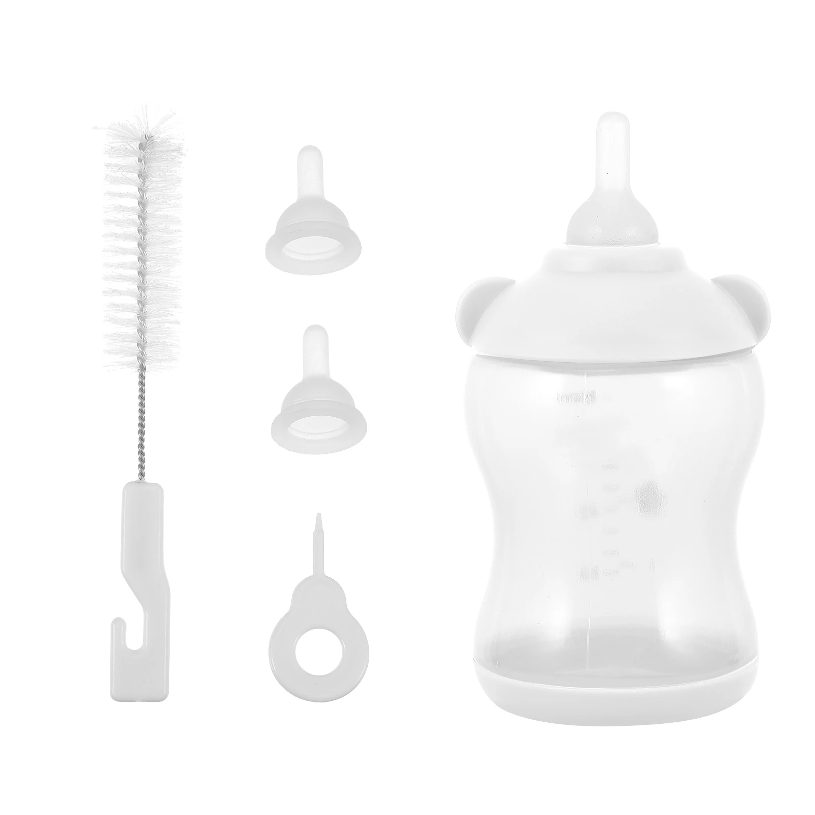 

Silicone Pet Feeding Bottle for Kitten Puppy Small Animals Milk Nurse Easy to Clean Durable Portable Practical Gift