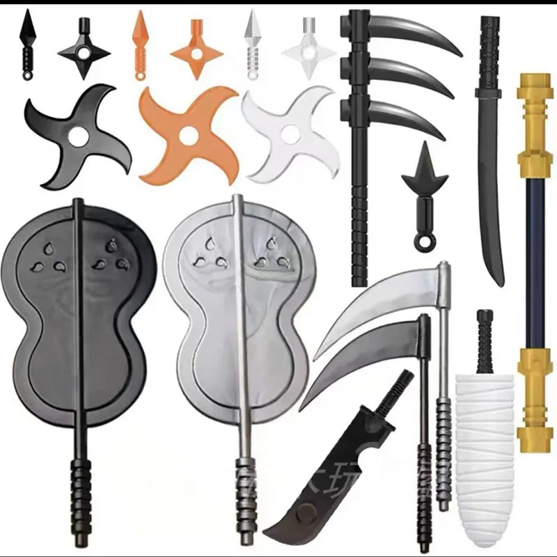 MOC Weapon Sickle DIY Building Blocks Compatible Accessories Toys