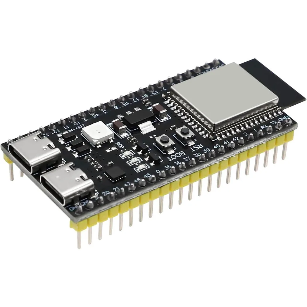 ESP32-S3 N16R8 ESP32-S3 N8R2 Development Board Type-C WiFi+Bluetooth Internet of Things Dual Type-C Core Board Welding