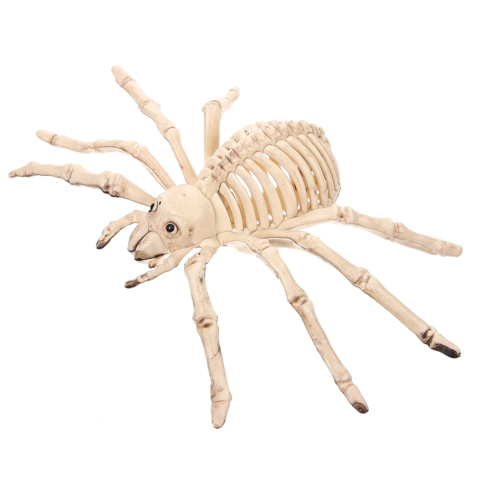 1 個のスパイダーボーン細かい細工ハロウィンスパイダースカル怖いパーティー装飾フェイク