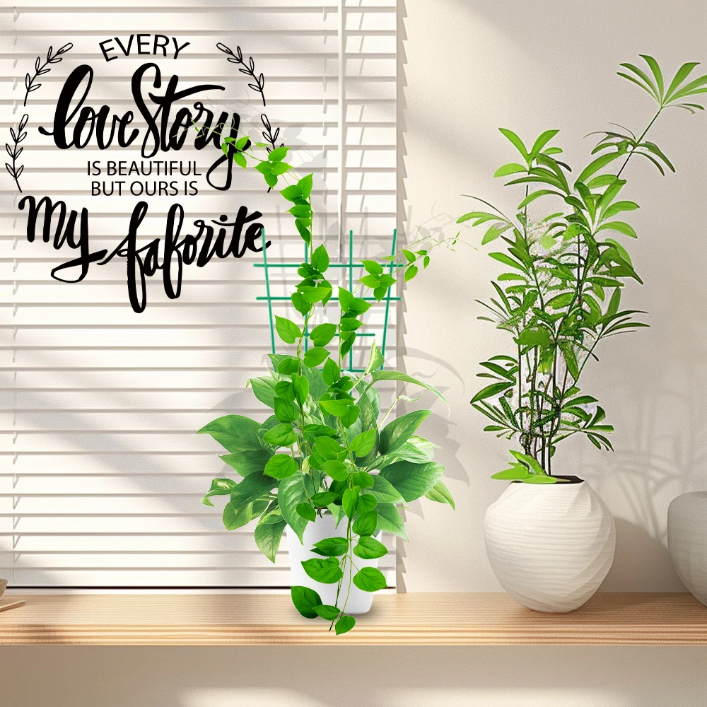 2PCS Stackable Plant Stakes for Indoor Plants, Aesthetic Plant Support Stakes for Live Plants, Outdoor Plant Trellis Alternative